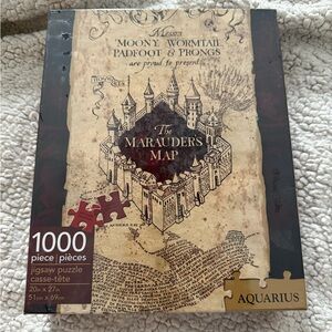 Aquarius Harry Potter Marauder’s Map 1000 piece jigsaw puzzle